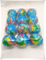 PU Globe Balls with Full Colors Printings Slow Rising Squishy Toys