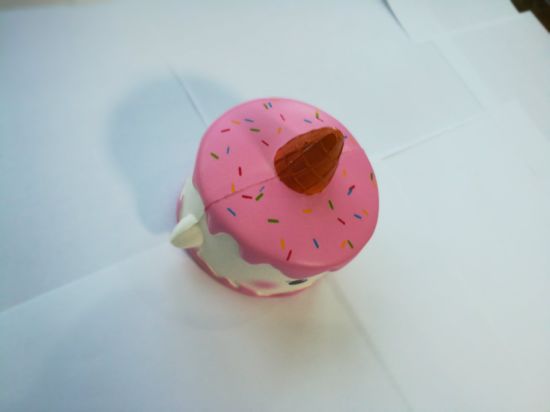 Wholesale Squishies White Unicorn Cake PU Squishy Slow Rising Toy