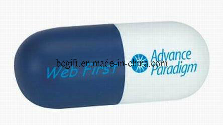 Wholesale Capsule Pill PU Foam Stress Reliever Gift Toy