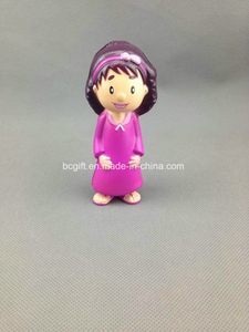 PU Foam Stress Toy Girl Design (with purple gown)