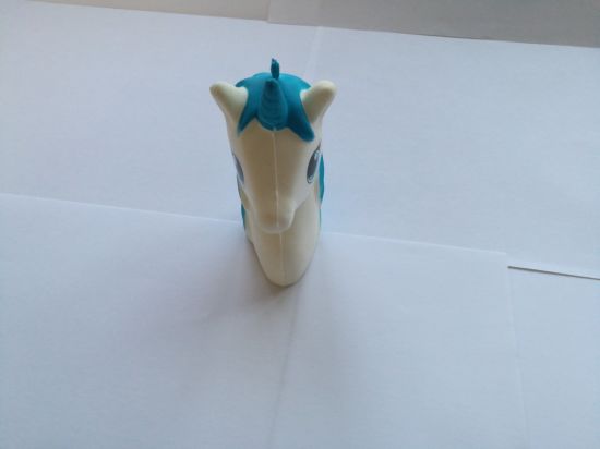 Hot Selling Blue Unicron Horse Head PU Squishy Slow Rising Toy