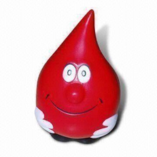 PU Stress Reliever Water Droplet Man Shape Toy