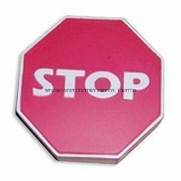 Stop Sign Shape PU Foam Promotional Toy Stress Ball