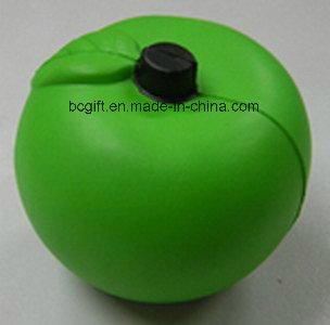 PU Foam Stress Squishy Toy Green Apple Shaped