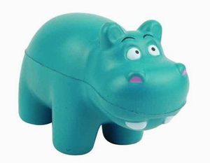 PU Foam Toy Hippos Design Stress Ball