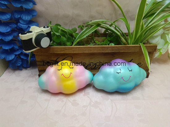 Wholesale Cute PU Cloud Jumbo Squishy Soft Slow Rising Toy