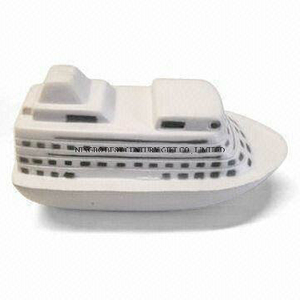 Cruiser Boat Shape PU Foam Promotional Toy Stress Ball