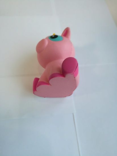 Hot Selling 15cm Pink Unicorn Sitting Horse Jumbo Squishy PU Slow Rising Toys