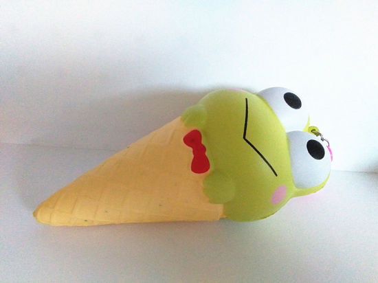 Squishie Frog Ice Cream PU Foam Stress Slow Rising Super Squishy Toy