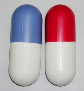 PU Foam Squeeze Antistress Toy Capsule Pill Design