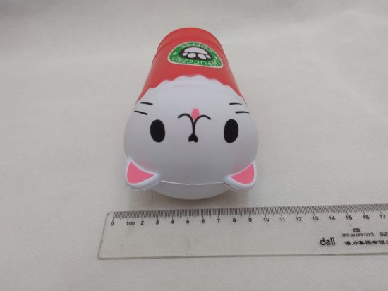 Wholesale Cat Head Coffee Cup PU Squishy Slow Rising Toy