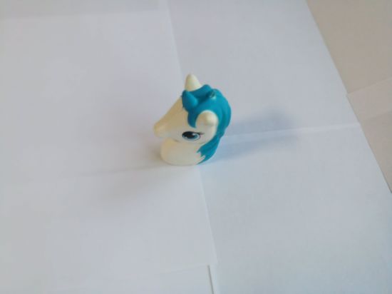 Hot Selling Blue Unicron Horse Head PU Squishy Slow Rising Toy