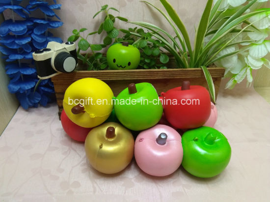 Bite Apples PU Squishy Toys Slow Rising Scented Squishies Fruits