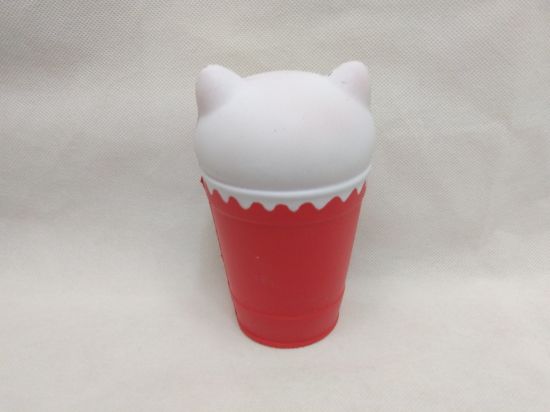 Wholesale Cat Head Coffee Cup PU Squishy Slow Rising Toy
