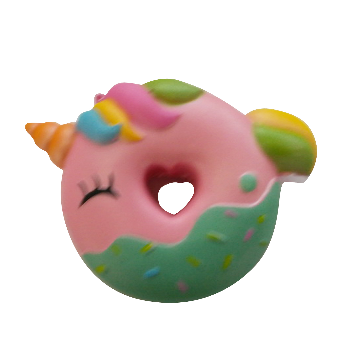 Wholesale Squishies Pink Donut Unicorn PU Squishy Slow Rising Toy