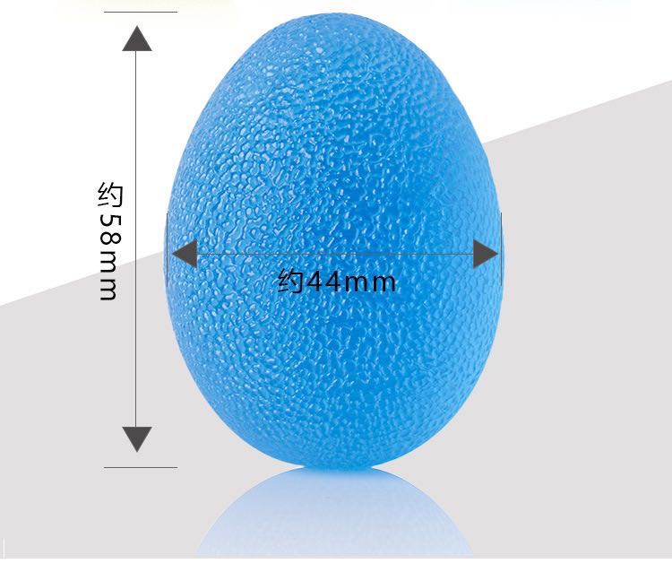 Wholesale Popular Non-Toxic Egg Shape TPR Hand Grip Ball Wrist Therapy Exercise Fingers Massage Ball Soft Squeeze Stress Reliever Kids Children Novelty Toys OEM