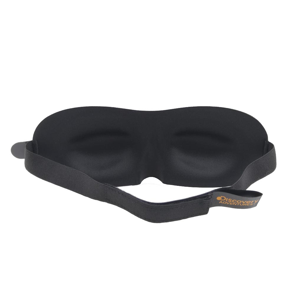 Personalized Amazon Best Seller Milk Silk Fabric 3D Contoured Sleep Mask with Pouch Black Memory Foam Eye Cover Novelty Sleeping Eye Patch